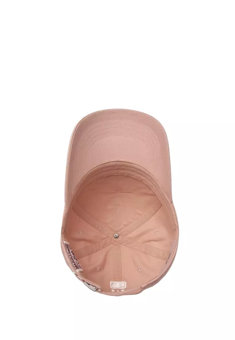 Varsity Vintage Cursive Damage Unstructured Ball Cap - Cleveland Light Peach