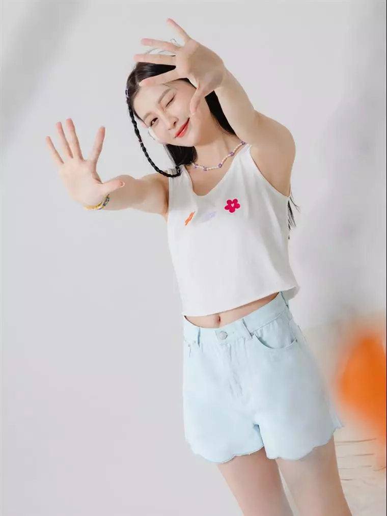 Pure Cotton Petal-Shaped A-line Shorts [BA7165]
