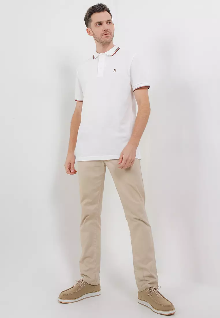 Bezima Jacquard Collar Polo