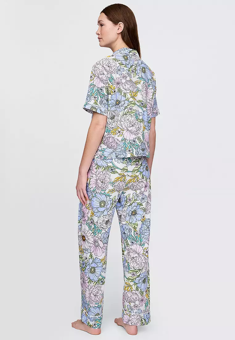 Linen-Blend PJ Pants