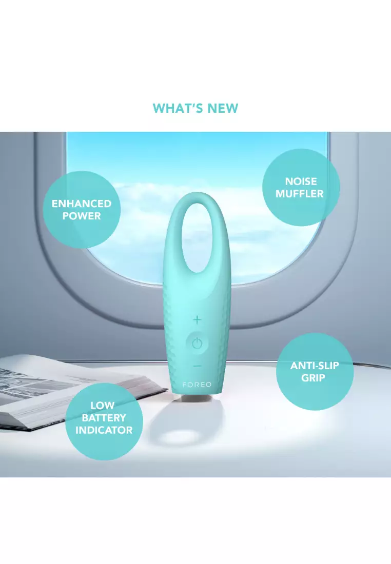 FOREO IRIS 2 Lymphatic Drainage Eye Massager - Dark Eye Circle & Eye Bags Remover | Enhanced Eye Cream Absorption | Anti Wrinkle Eye Puffiness Reducer - Mint