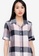 F.101 pink Checkered Collared Blouse BD3A1AA59345F9GS_3