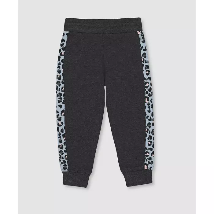 Mothercare My K Leopard Panel Joggers - Celana Panjang Anak Laki-laki (Abu-abu)