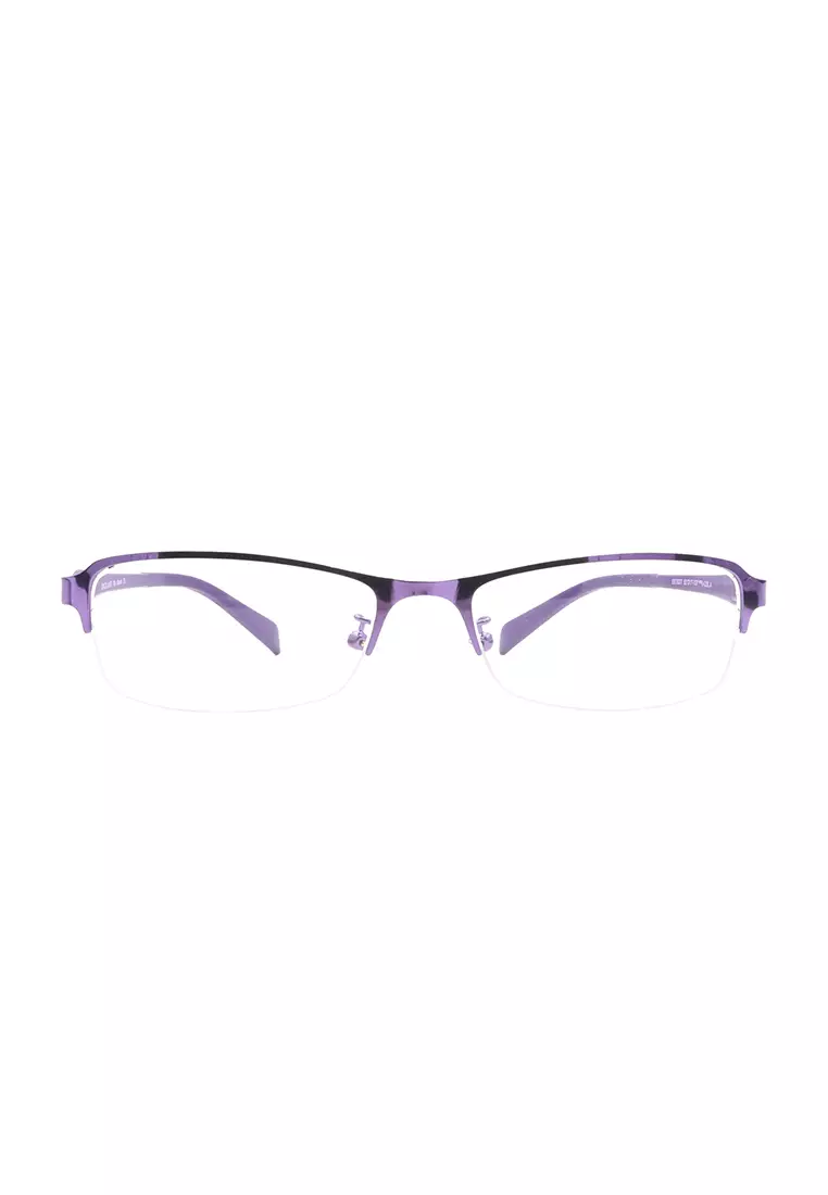 3027 Metal (C4-Purple) Anti-Radiation Computer Eyeglasses for Men/Women