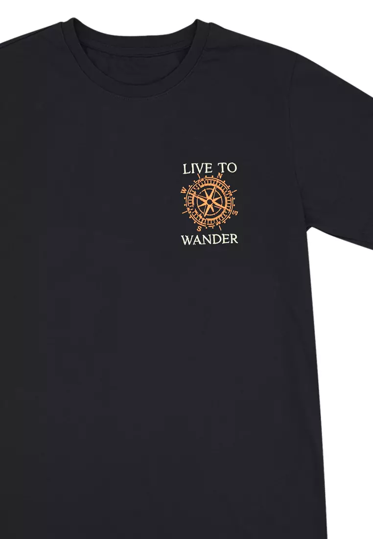 Men's "Live to Wander" Graphic T-Shirt