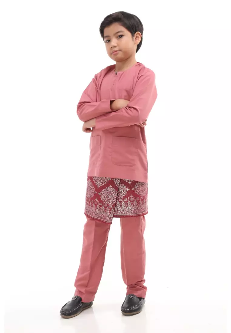 Baju Melayu Moden Teluk Belanga For Kids