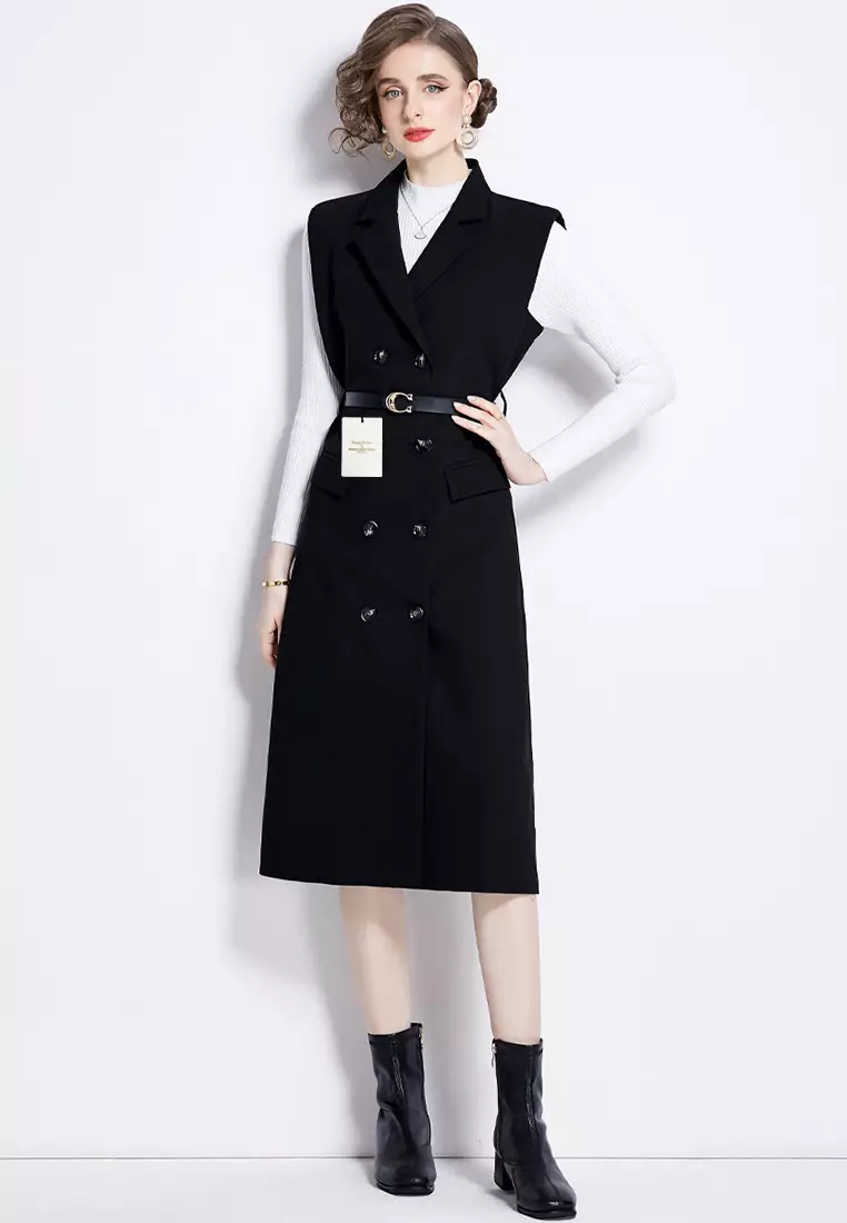 Knitted Two-Piece Dress ZHY-NRJ7L701-B-874