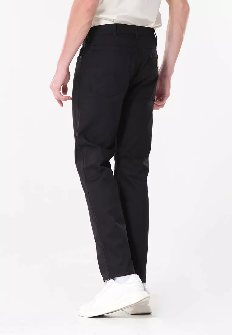 Texas Straight Colored Pants for Men in Black Color