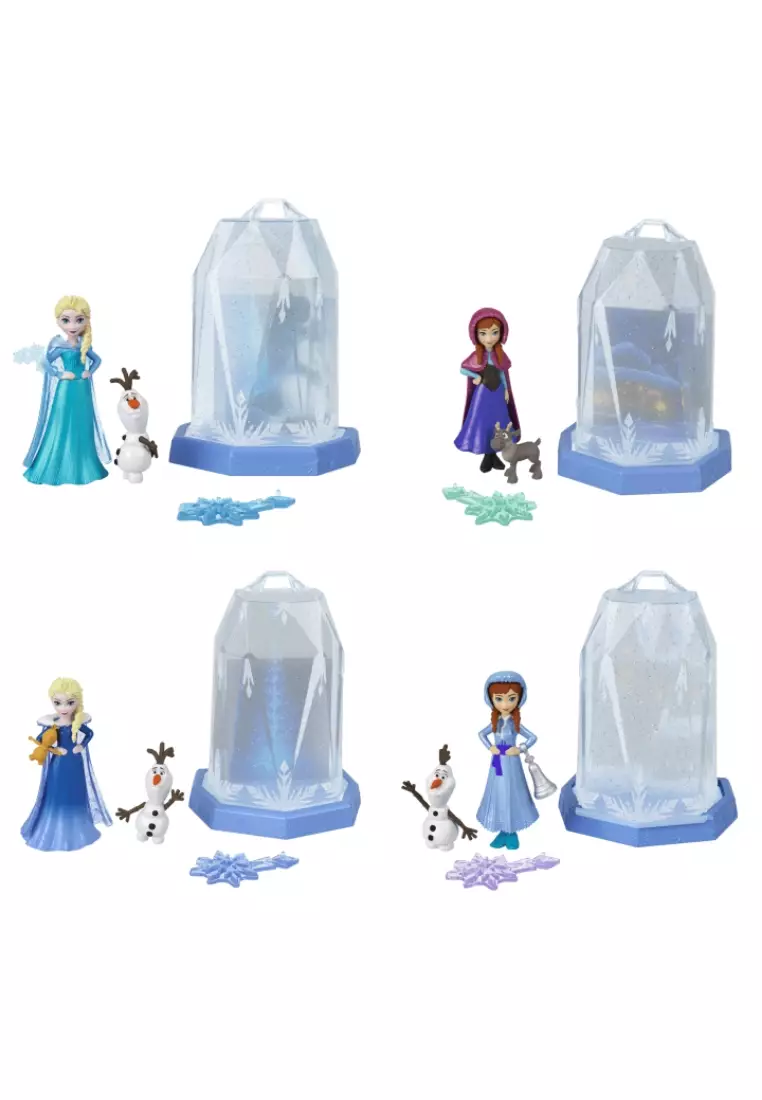 Disney Frozen Ice Reveal Surprise Small Doll With Ice Gel, Character Friend & Play Pieces