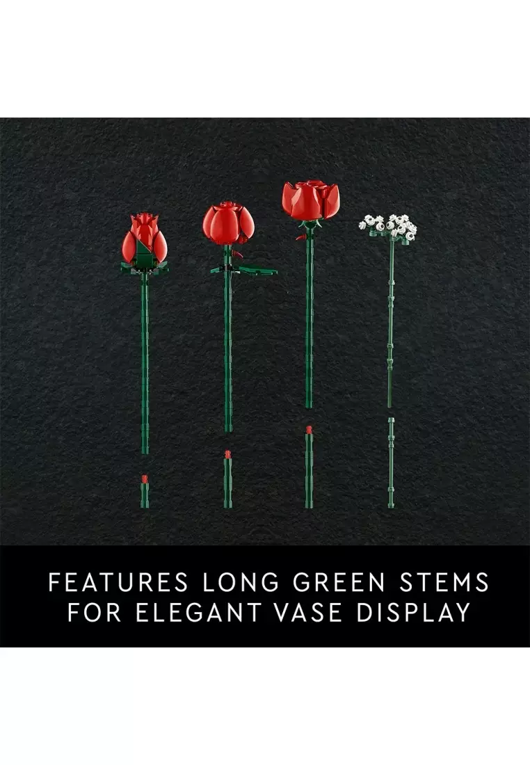 LEGO® Icons 10328 Bouquet of Roses, Age 18+, Building Blocks, 2024 (822pcs)