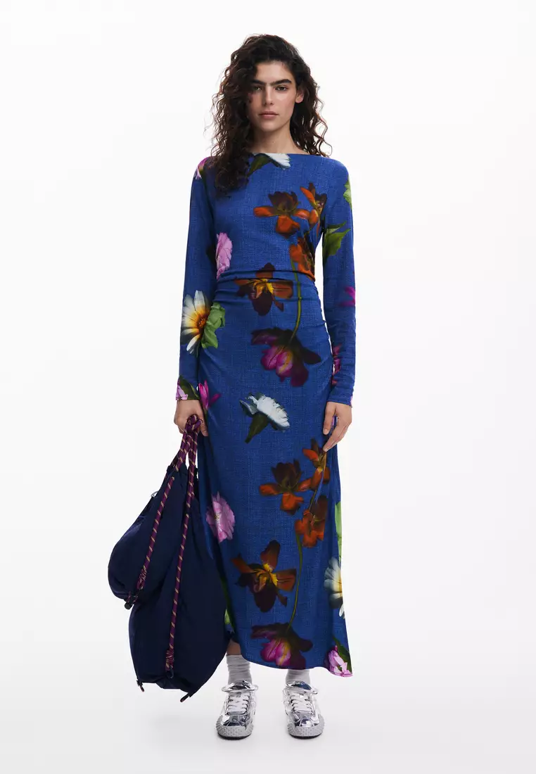 Desigual Azzurro Lyocell Women Dress main image 0