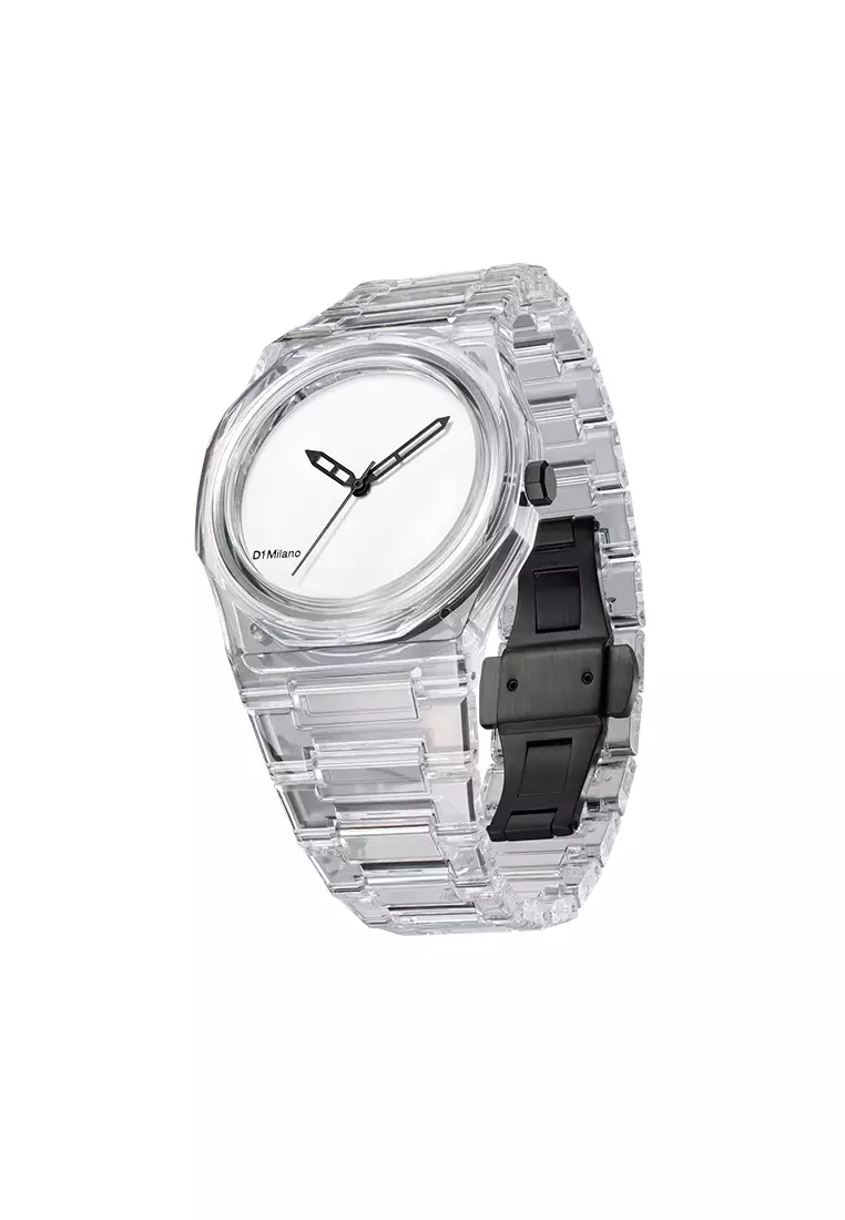 Exp_White Nylon Bracelet Watch, 39 mm