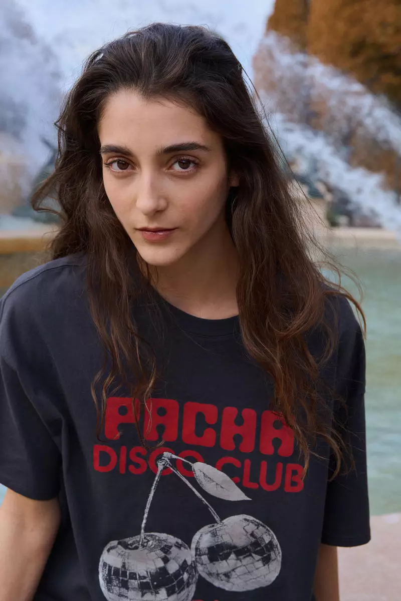 Oversized printed T-shirt