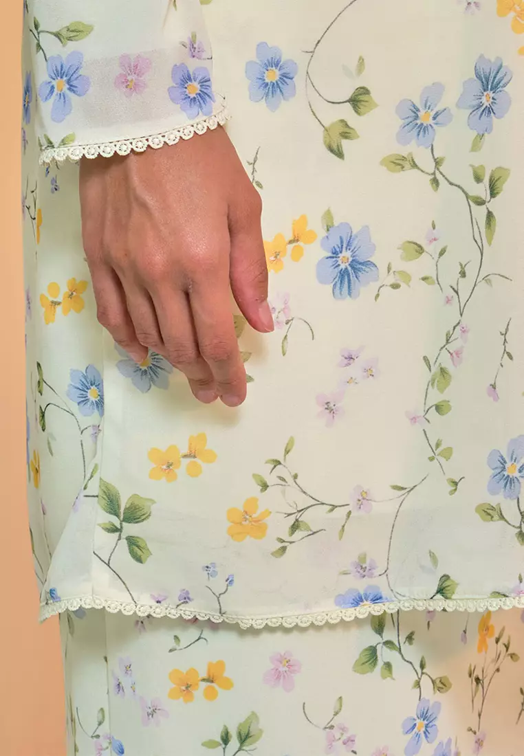 Bulanara Blouse & Skirt - Lime Spring