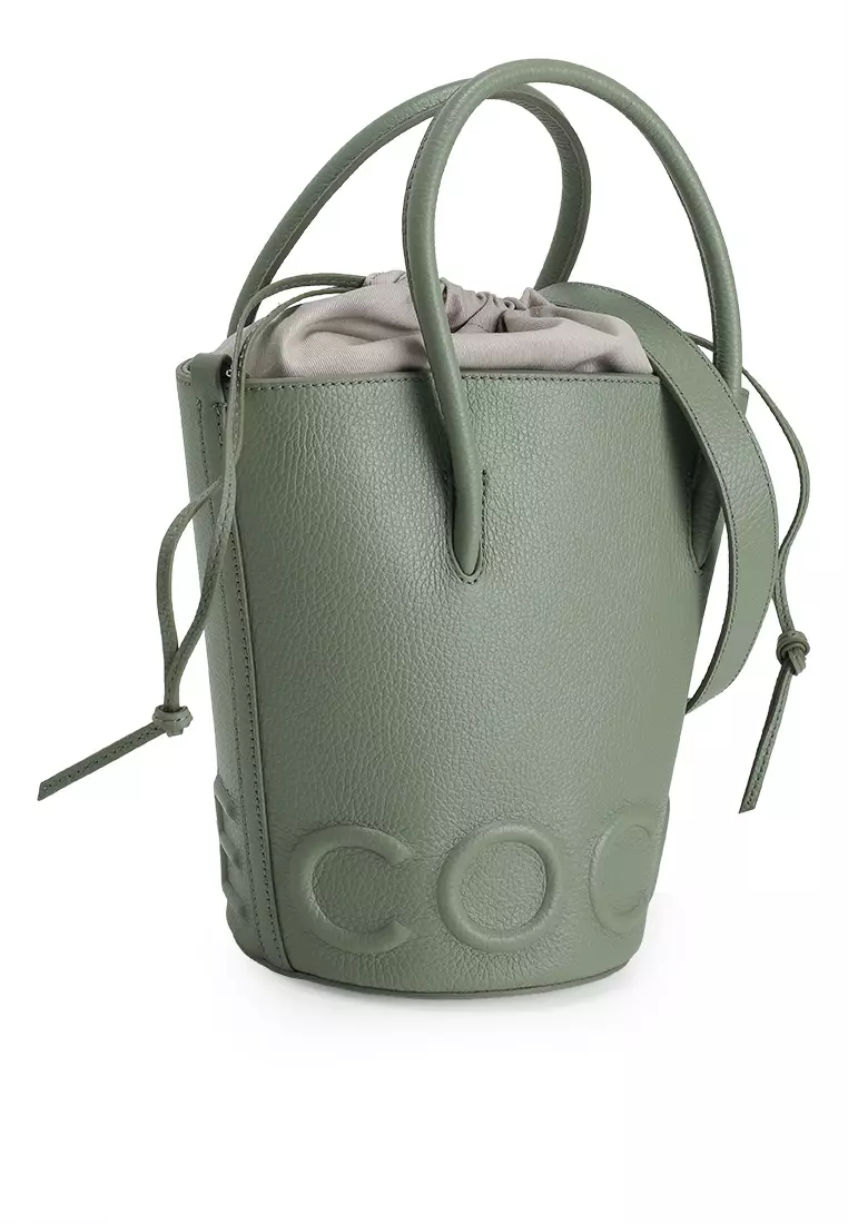 Myrtha Maxi Logo Medium Bucket Bag