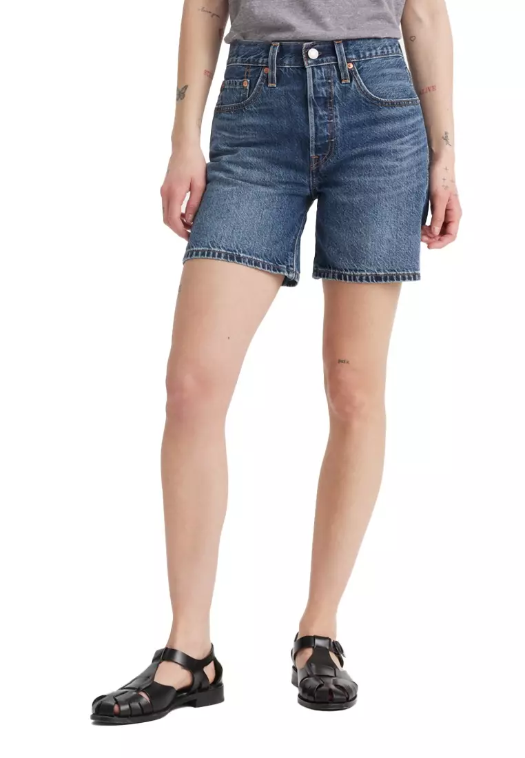 Celana Pendek 501 Long Shorts Jual Levi's Levi's® Women's 501® Mid