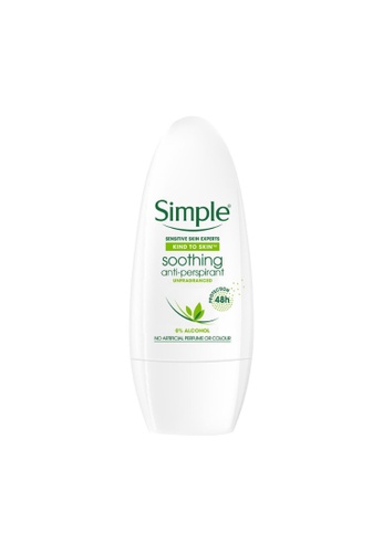SIMPLE Simple Soothing Anti-Perspirant Roll On 50ml 2C8EEBE4F13FF9GS_1