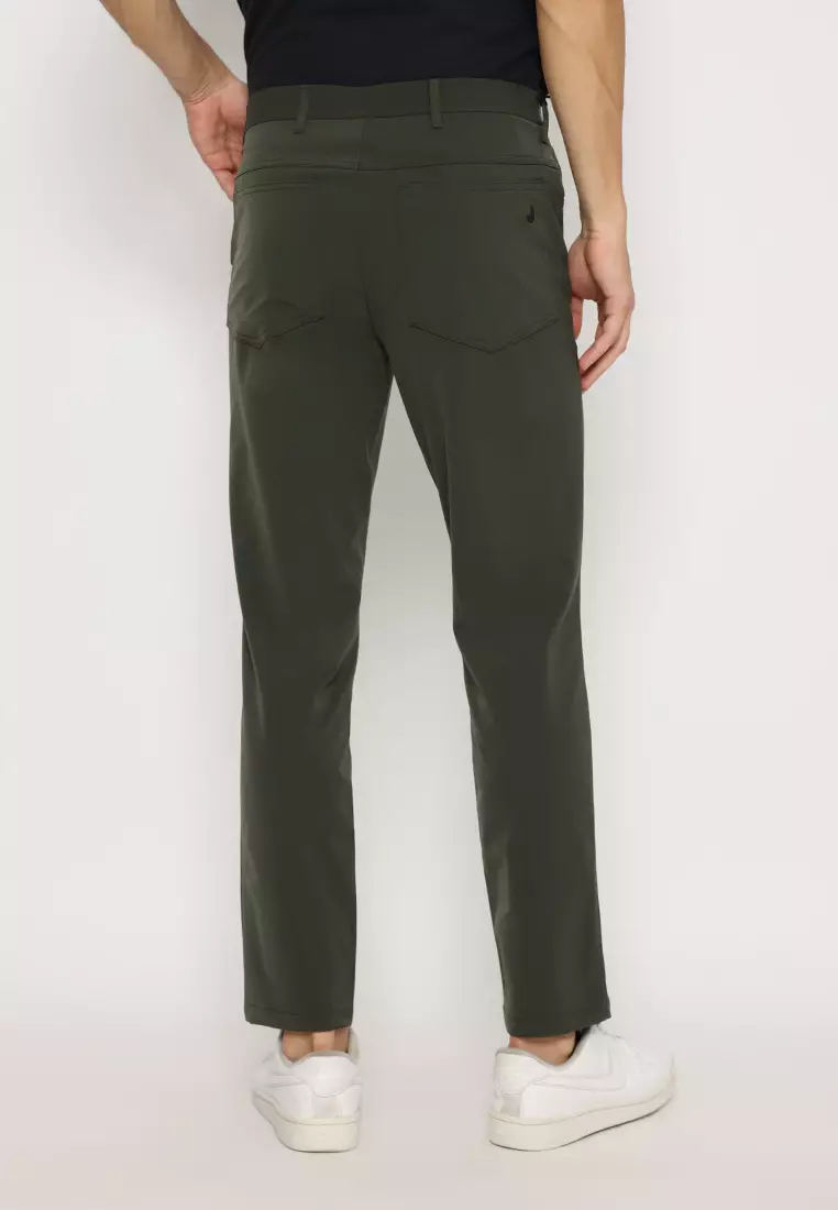 Jobb Active Travis Celana Panjang Modern Slim Fit Hijau 2023