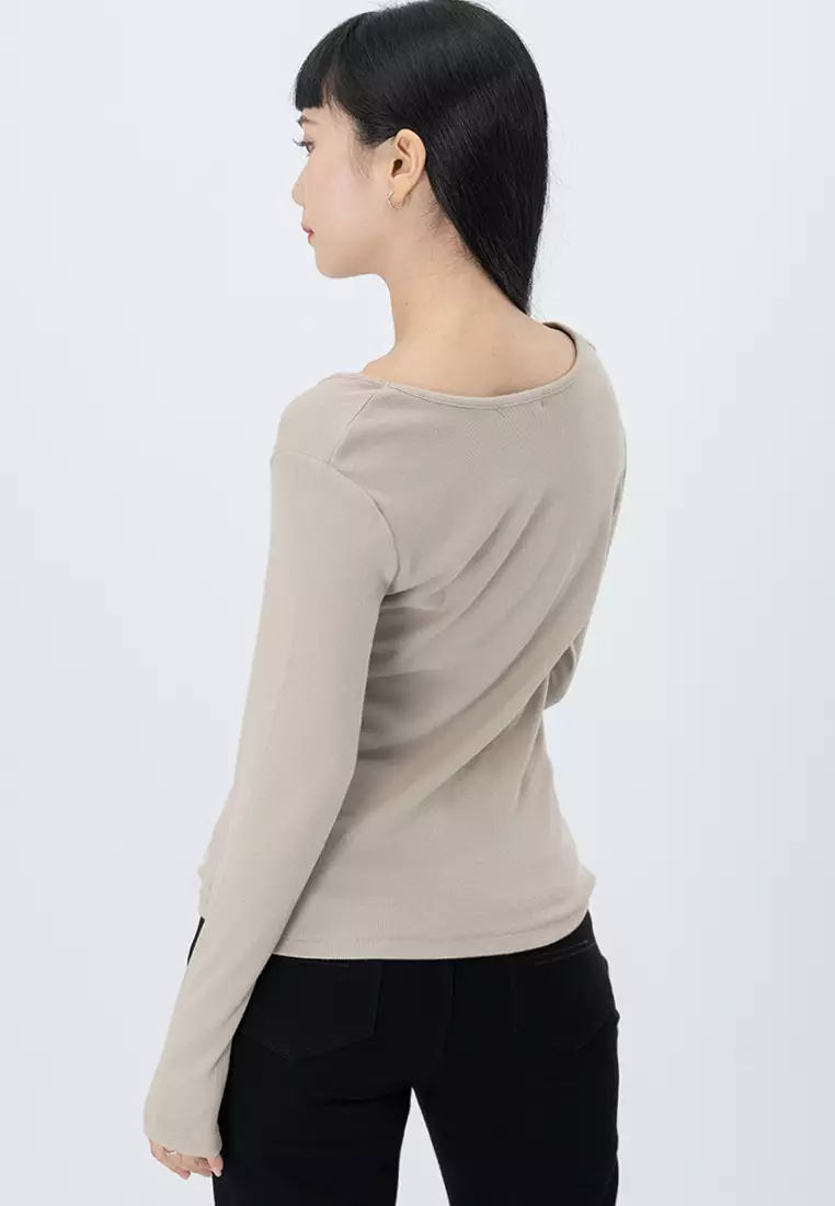 Cotton Long Sleeve Top