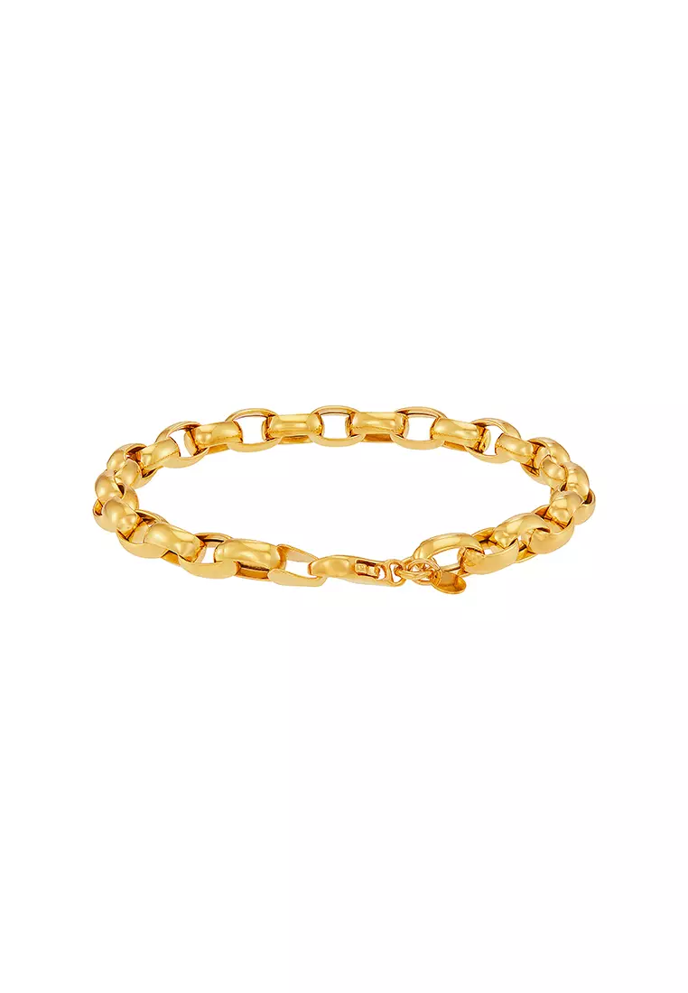 HABIB Oro Italia 916 Yellow Gold Bracelet GW55540426 (22K Gold)