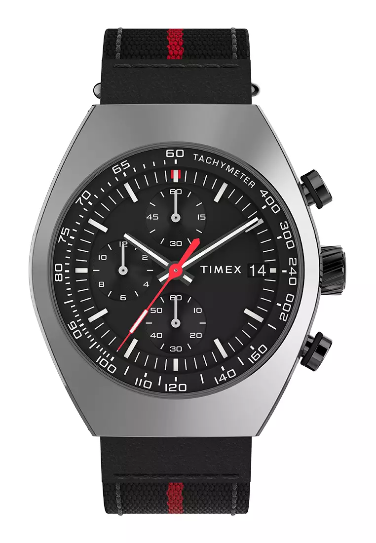 Buy Timex Timex Trend Black Fabric Analog Quartz Watch For Men ...