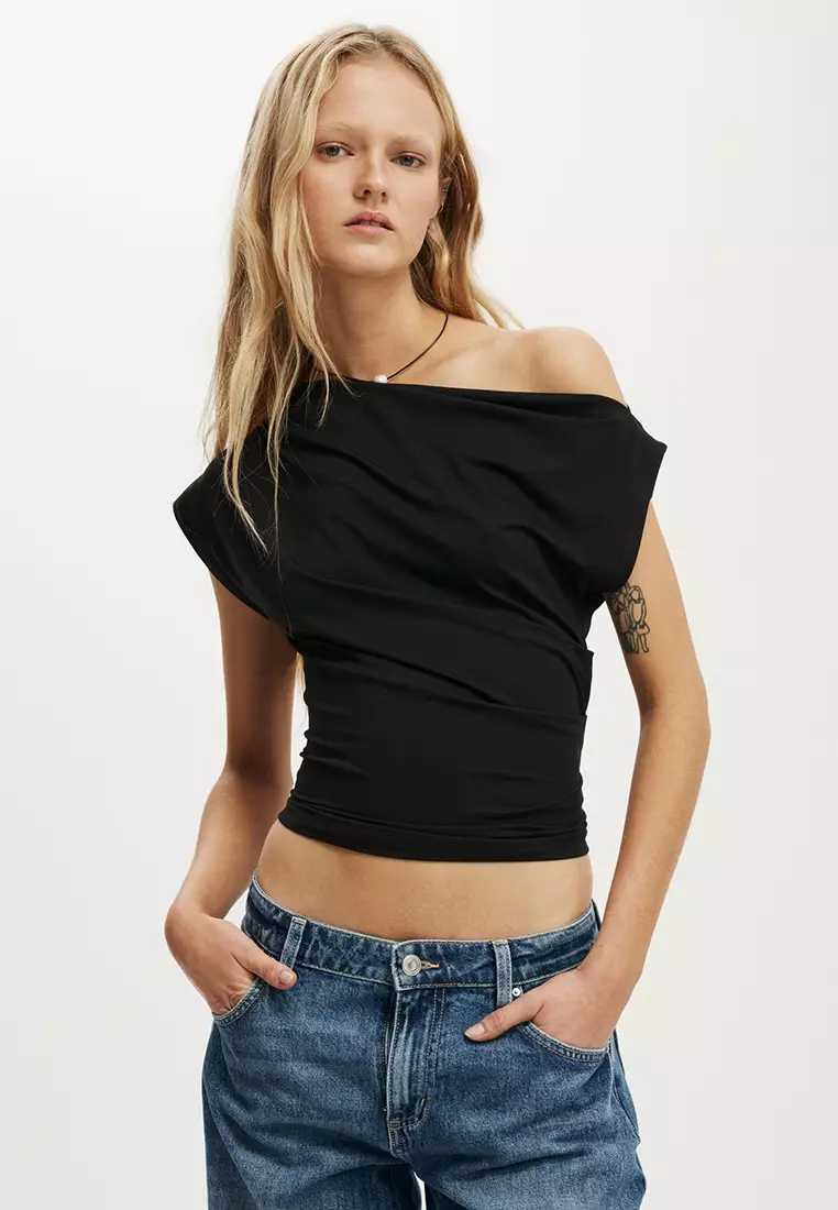 Georgie Off Shoulder Short Sleeve Top