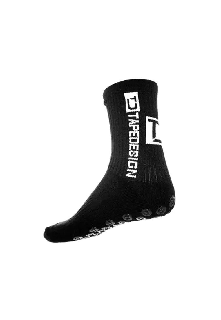 Kaos Kaki Olahraga Anti Slip Breathable Sport Socks Spandex ORIGINAL - Black