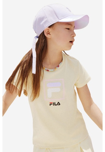 KIDS F-Box Logo Cotton T-shirt 6-16 2023 | Buy FILA | ZALORA Hong Kong