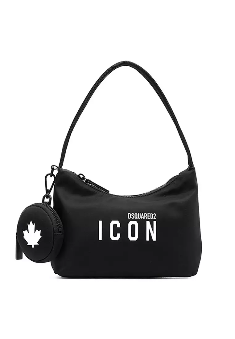 Dsquared2 Be Icon Hobo Bag in Black 2026 | Buy Dsquared2 Online