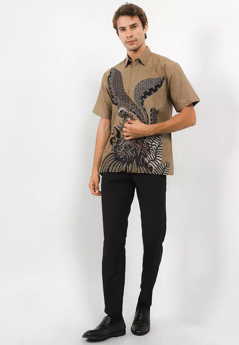 Dillan Shirt Kemeja Batik Katun Lengan Pendek