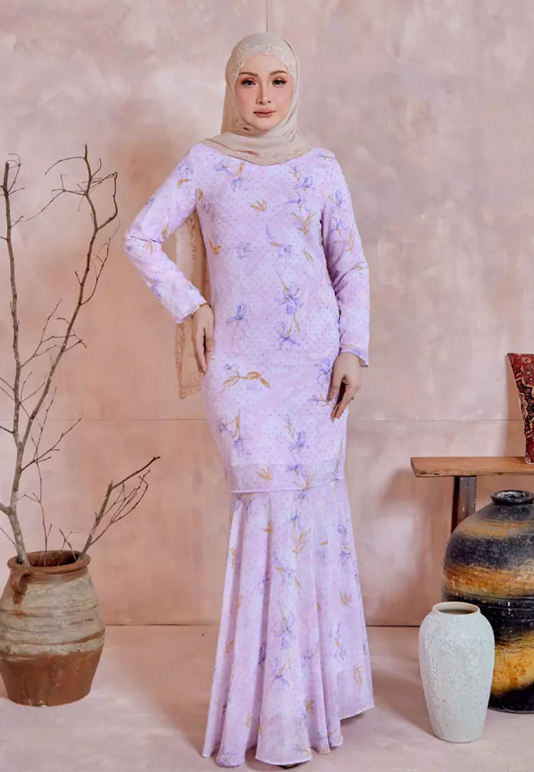Ariel Kurung Modern Princess in Metallic Gold Beading