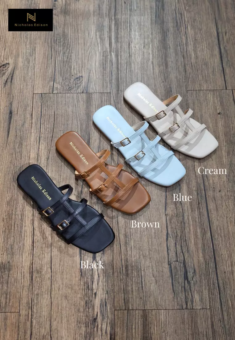Nicholas Edison Sandal Hope Cream