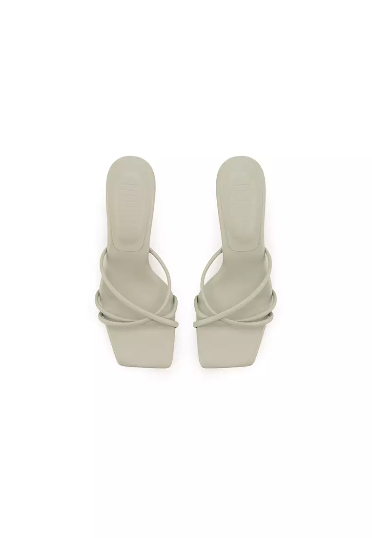 CLOUDFOAM STRAPPY BLOCK HEEL SLIDE