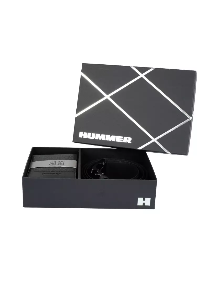 HUMMER MEN'S GIFT SET WALLET+AUTO BELT - 13470531