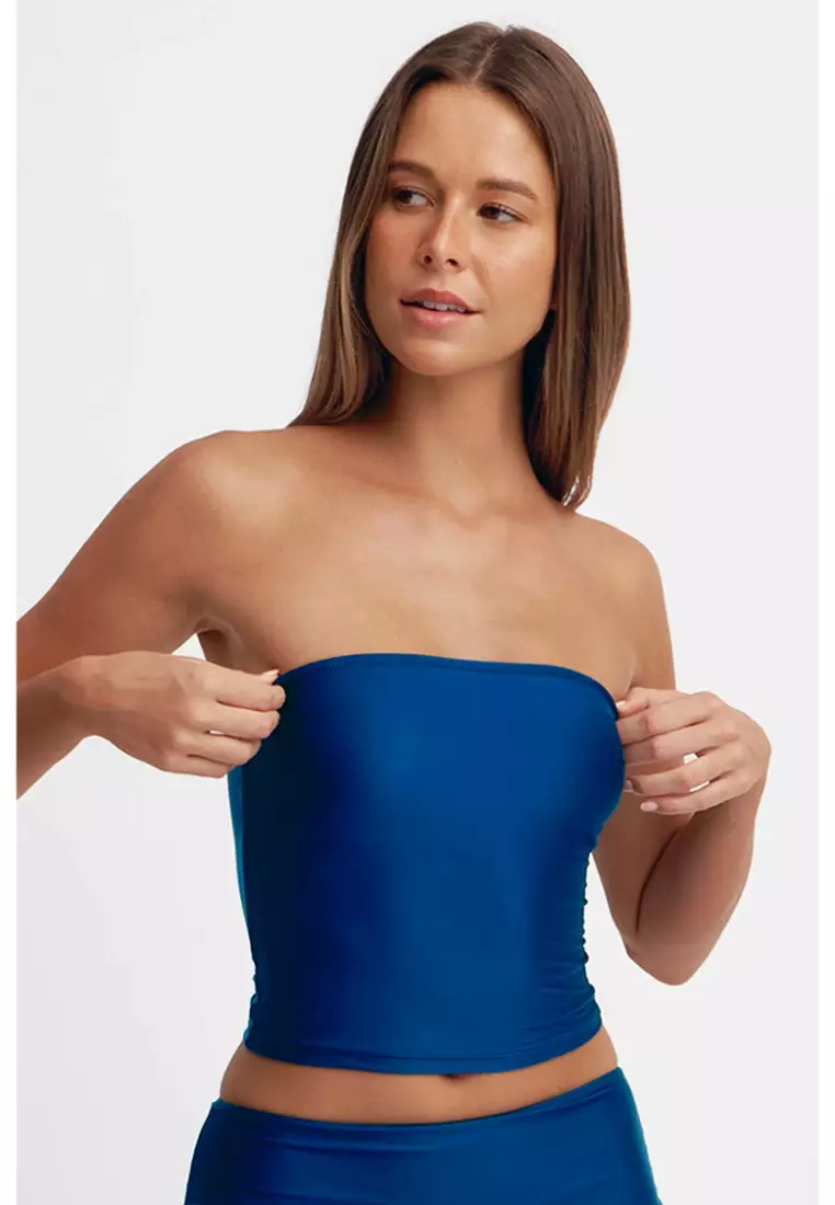 Nola Tube Top / Jazzy Blues Gloss