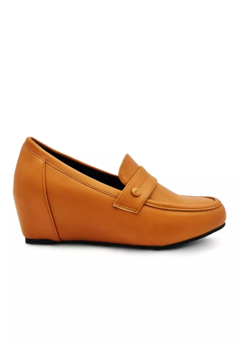 Discount on Polo Hill  shoes - SKU: Polo Hill Ladies Rounded Toe Formal Wedge Heels