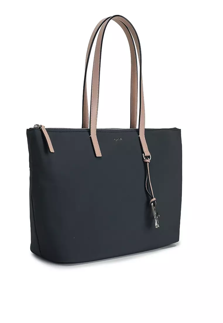 B. Logo Nylon Tote Bag