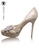 Jimmy Choo beige jimmy choo Glittery Suede Shoes with Sequin Bow F9DF9SH3ED041FGS_1