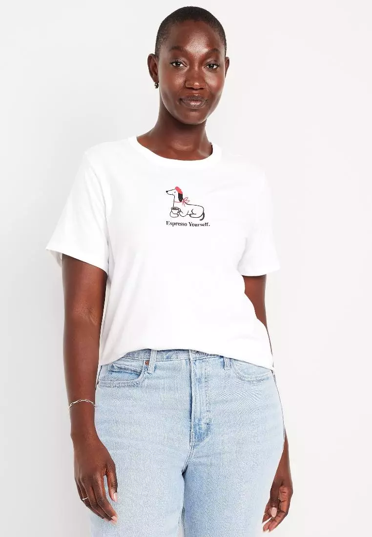 EveryWear Crew-Neck Graphic T-Shirt