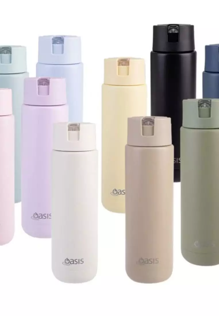 Oasis Stainless Steel Insulated Ceramic Moda Bottle 700ML - Periwinkle