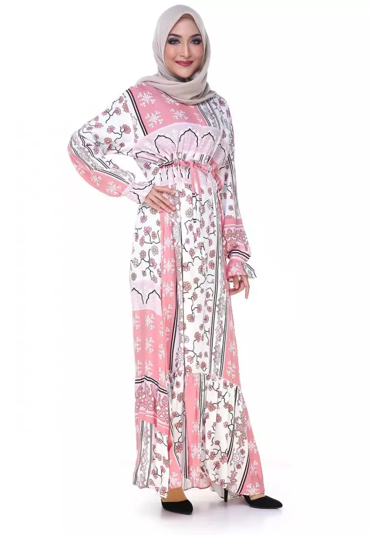 Home Dress Yasmin - Pink