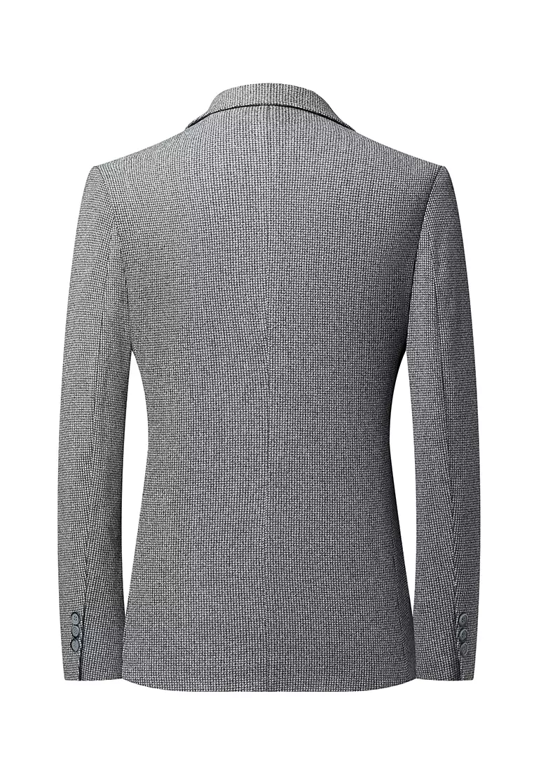 Non Iron Plaid Suit Jacket LB6670