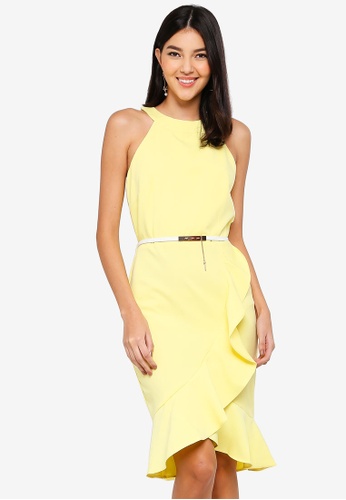 Buy Paper Dolls Lemon Frill Dress Online Zalora Malaysia