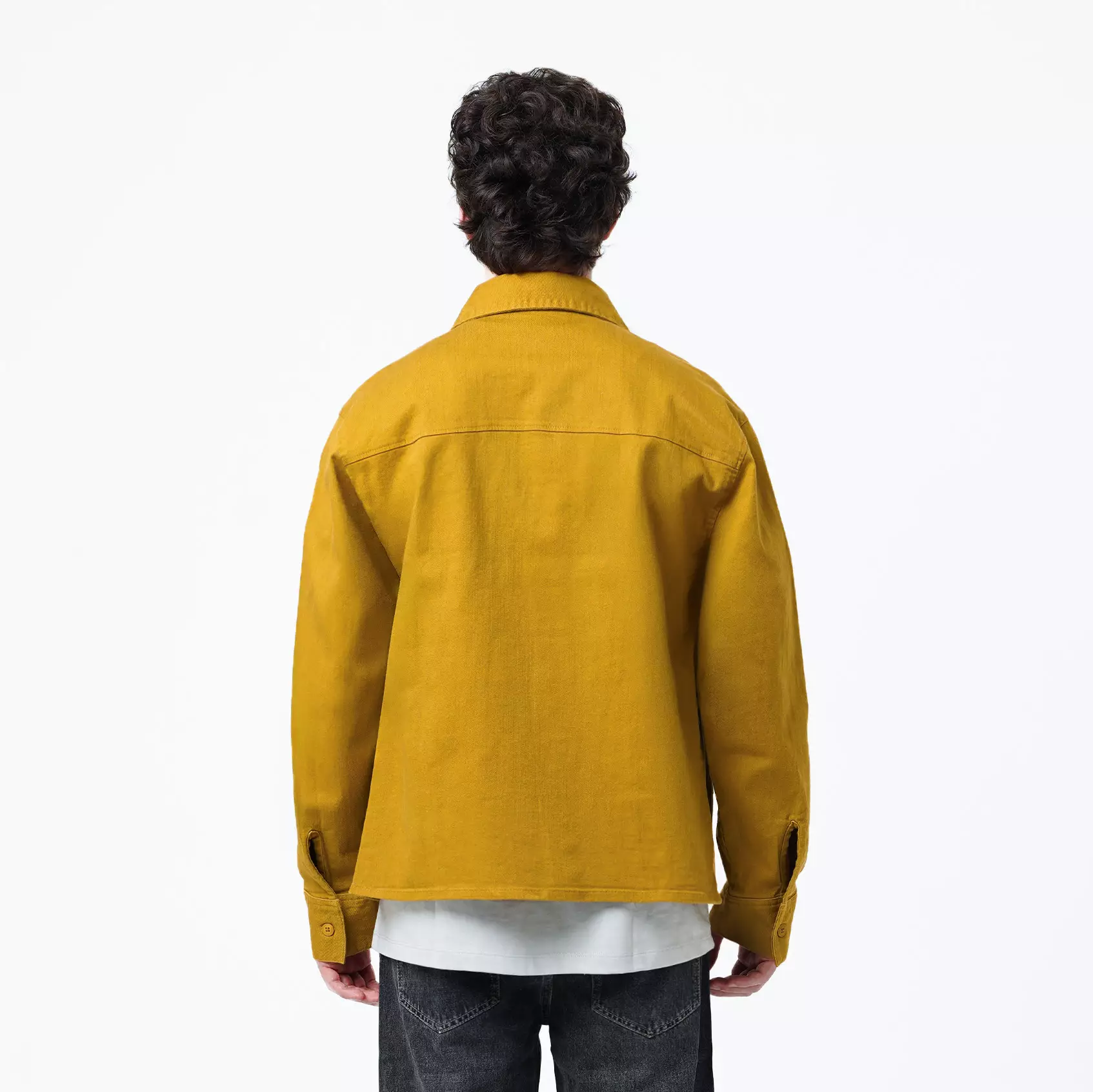 CELCIUS Collar Jacket LIN001642C Mustard