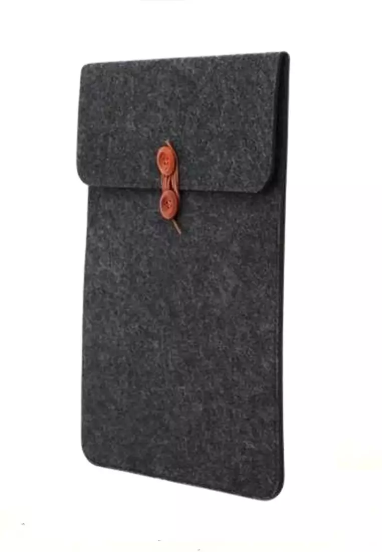 Hugo Sleeve Case Laptop Tablet Unisex Pro Ultra Thin 2 mm 14 Inch Material Wool Felt ORIGINAL - Black