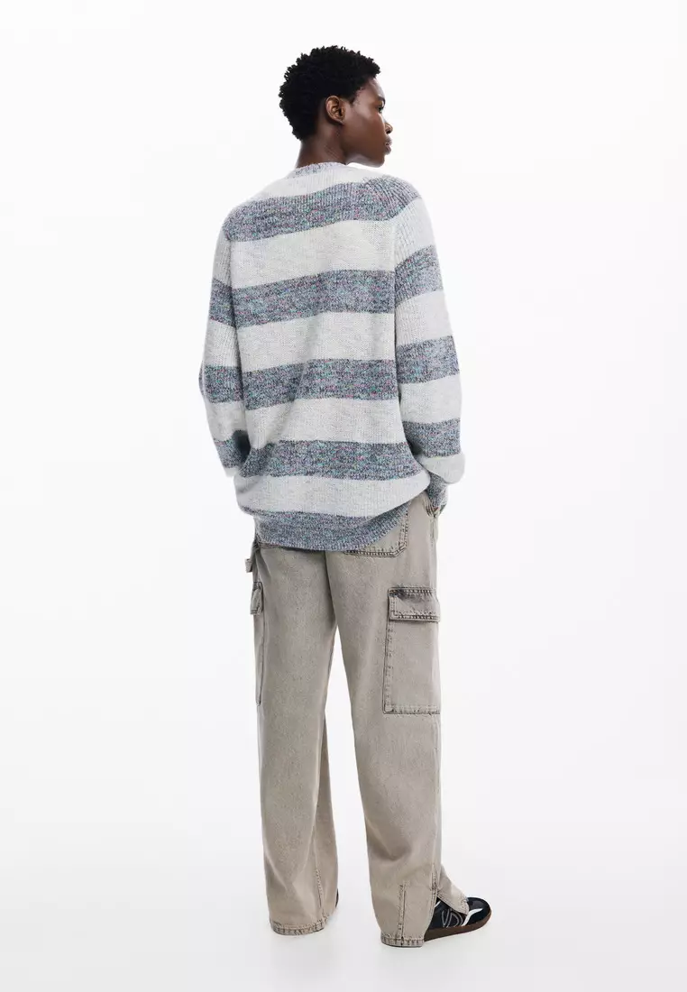 Desigual Woman Striped cardigan.