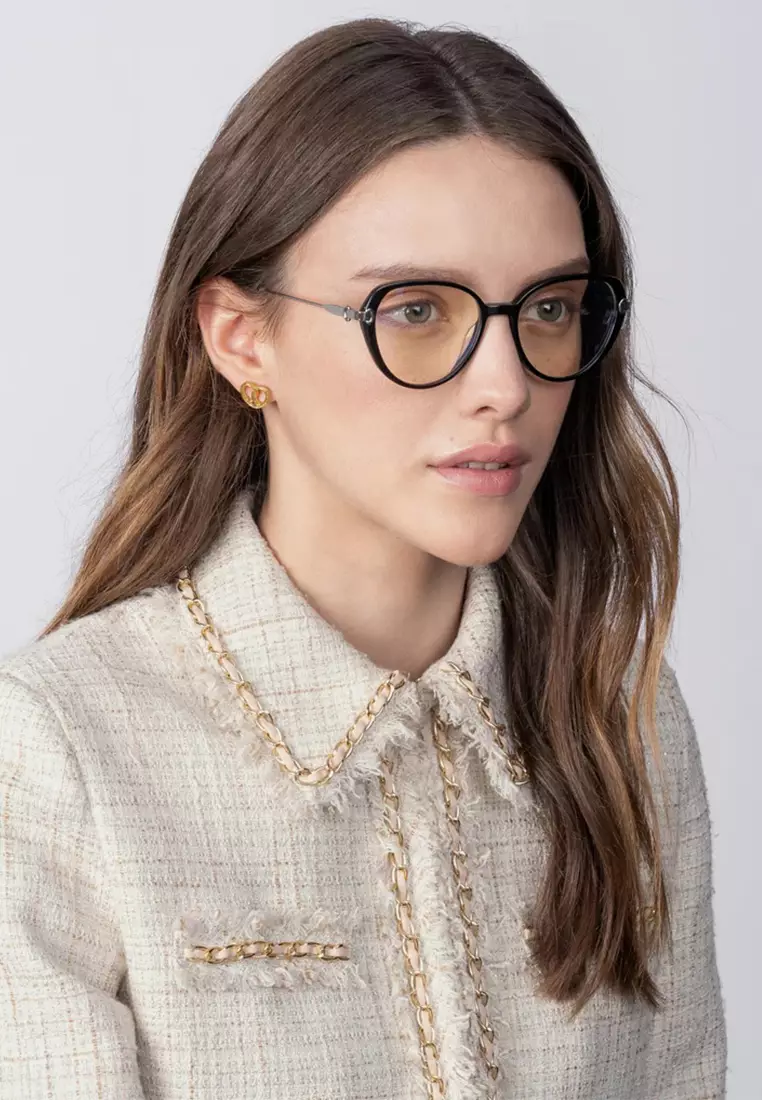 Waterhouse (OP631-Black) Luxury Anti-Radiation/Computer Eyeglasses from London for Women
