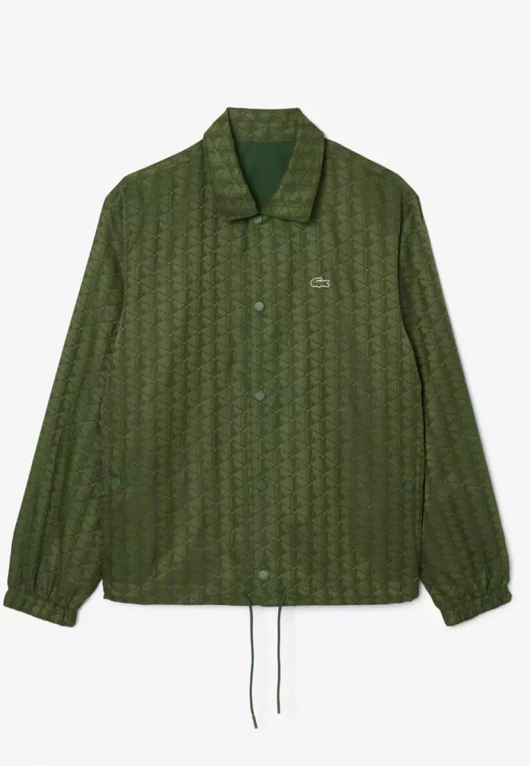 Reversible Bi Material Monogram Jacket