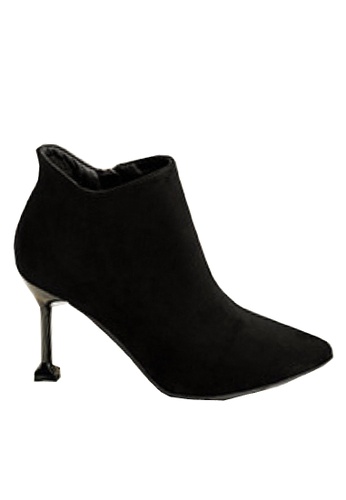 Twenty Eight Shoes black Beautiful Shape Sheep Suede Ankle Boots VB18031 04993SHB9E0882GS_1