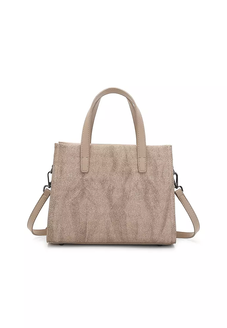 Women's Top Handle Bag / Sling Bag / Crossbody Bag / Shoulder Bag - Khaki